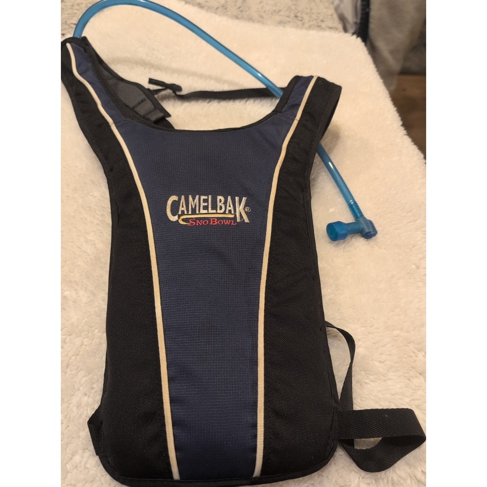 Camelbak‎ Snobowl Water Ski Hydration Pack 50oz Bladder Blue  H2o Tube Good Cond
